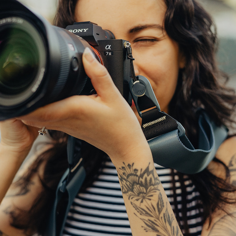 픽디자인 슬라이드 카메라스트랩 오션