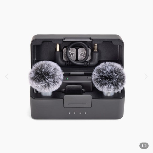 DJI Mic Mini 2 (2 TX + 1 RX + 충전 케이스) 마이크 세트