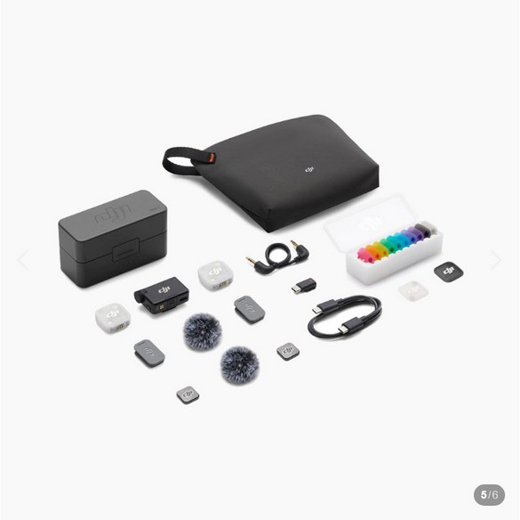 DJI Mic Mini 2 (2 TX + 1 RX + 충전 케이스) 마이크 세트